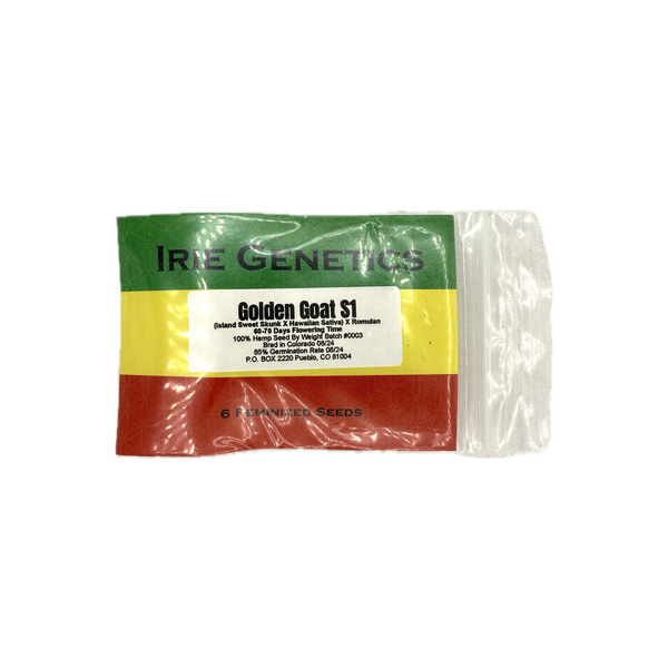Irie Genetics - "Golden Goat S1"  FEMS 6 Pack