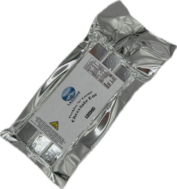 Lakeside Cannabis – Cookies "N" Creme Chocolate Bar [120mg]