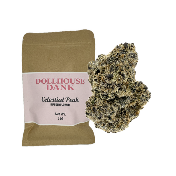 Dollhouse Dank -"Celestial Peak" Infused Flower [14G]